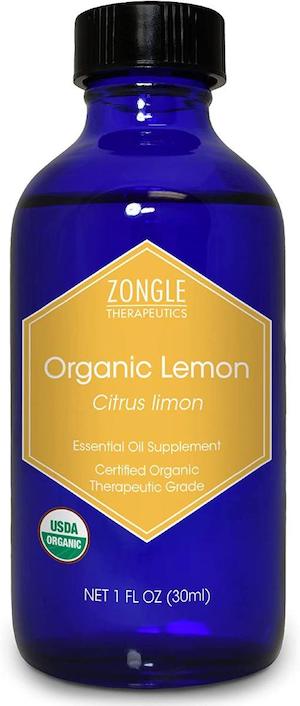  Zongle USDA Certified Organic Lemon Essential Oil