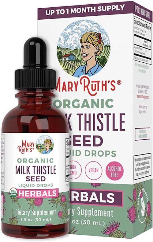 Organic Milk Thistle Liquid Drops by MaryRuth's