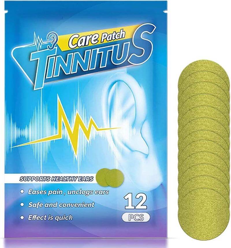 Tinnitus Relief for Ringing Ears, Natural Herbal Formula Ear Ringing Relief Patches