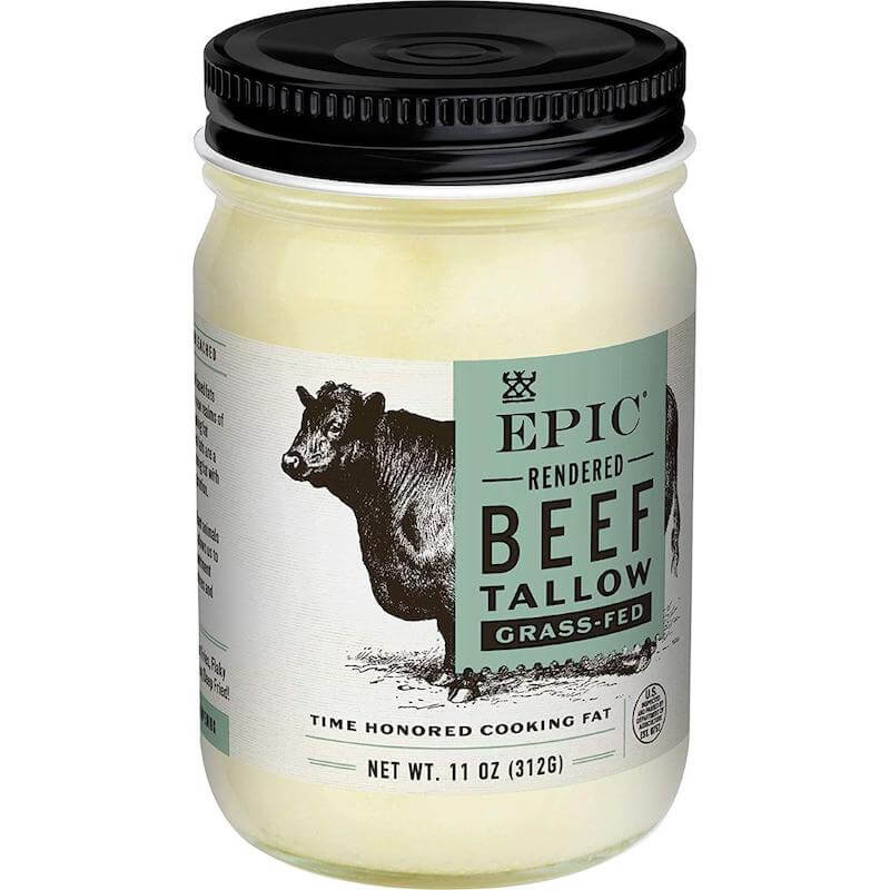 EPIC Beef Tallow, Grass-Fed, Keto Friendly, Whole30