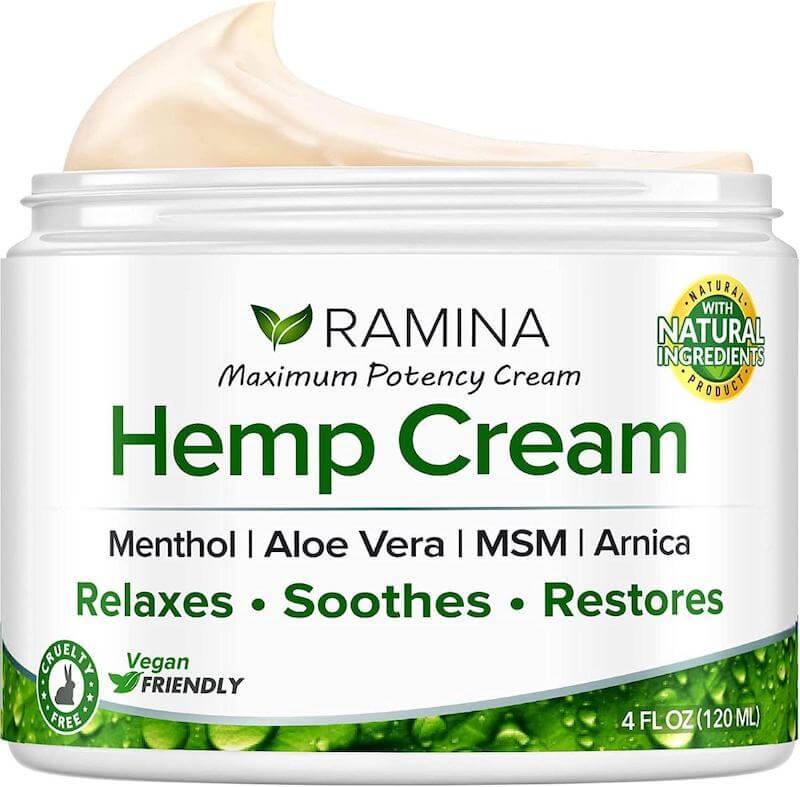 Ramina Natural Hеmp Extract Cream - Infused with Menthol