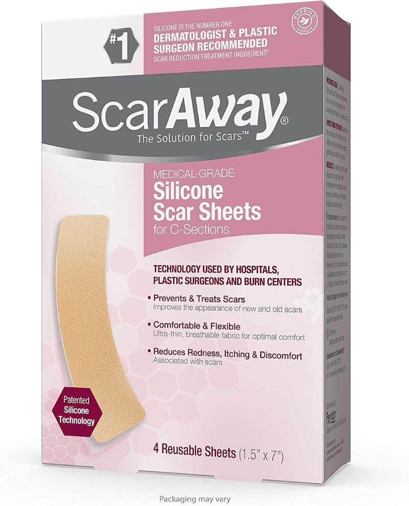 ScarAway Advanced Skincare Silicone Scar Sheets for C-Sections