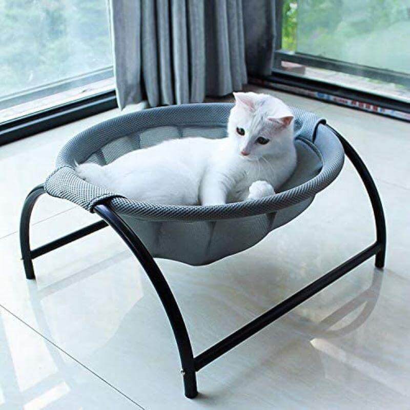 JUNSPOW Cat Bed Dog Bed Pet Hammock Bed Free-Standing Cat
