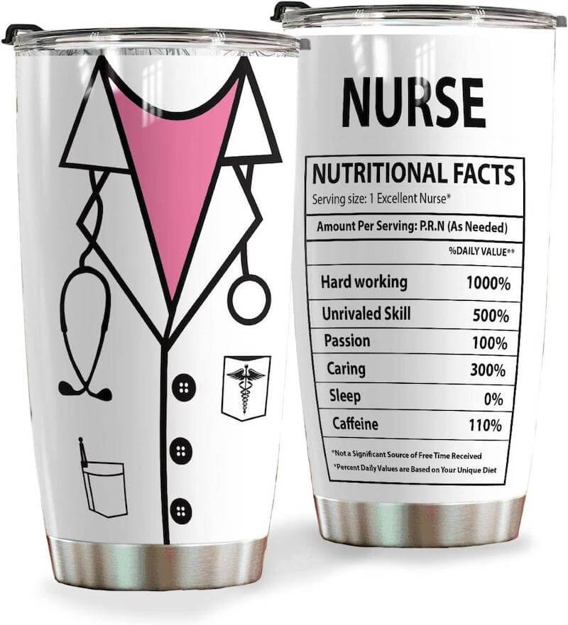 LavernPrint Nutritional Facts Tumber Cup
