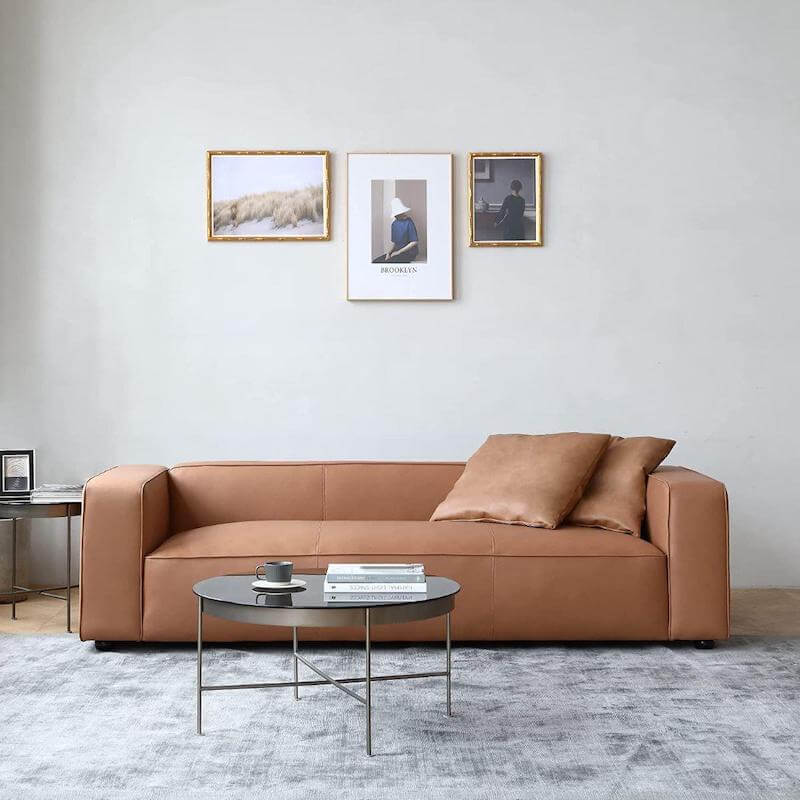 Acanva Modern Minimalist Sofa Luxury Mid-Century Sofa