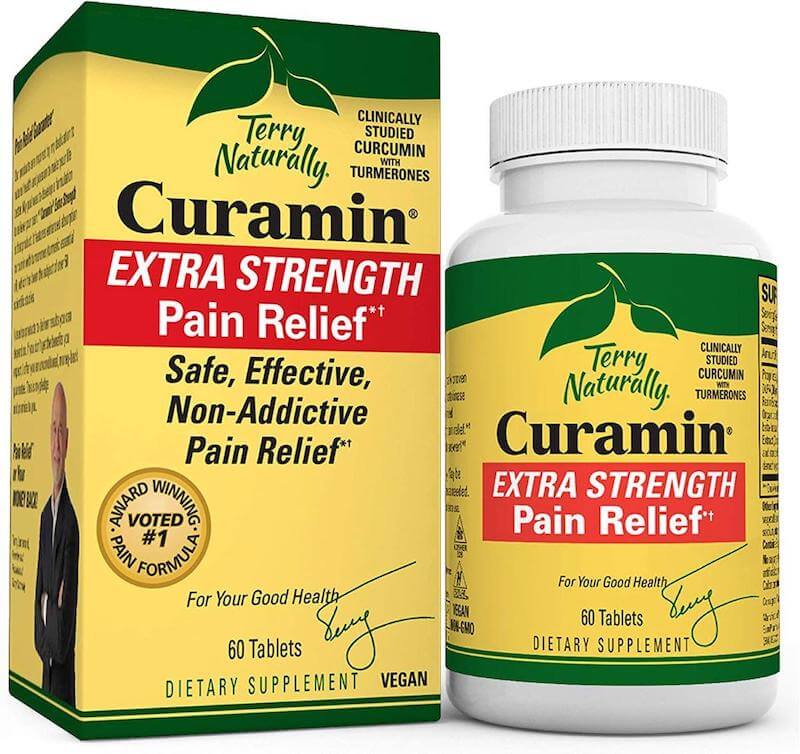 Terry Naturally Curamin Extra Strength - Non-Addictive Pain Relief Supplement