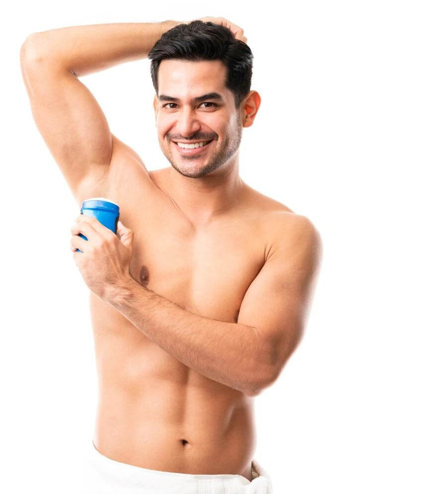 Clearly, this guy prefers solid deodorant.
