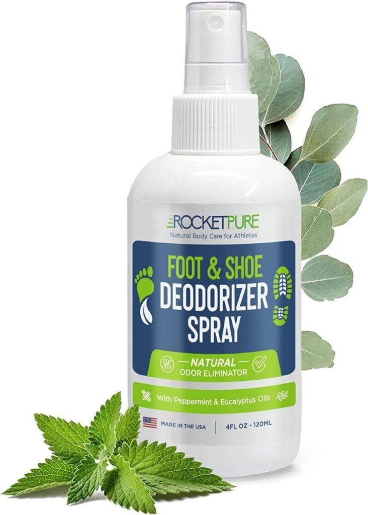 Rocket Pure Natural Shoe Deodorizer Spray & Foot Spray