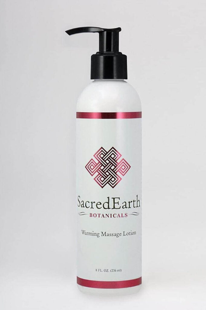 Sacred Earth Warming Lotion - Adding a Gentle Heating Sensation to Your Massage