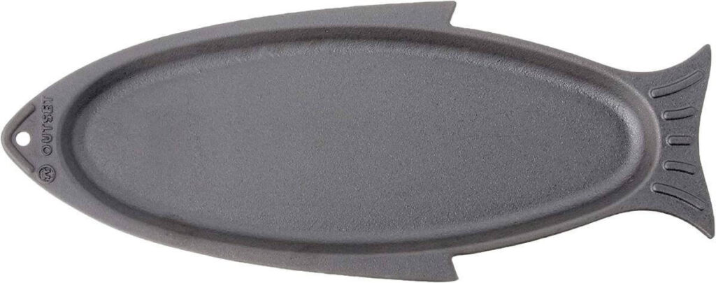 Outset 76376 Fish Cast Iron Grill and Serving Pan