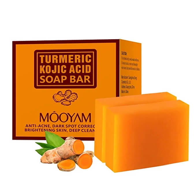 Koji Acid Soap for Dark Spots, Turmeric Soap for Face and Body