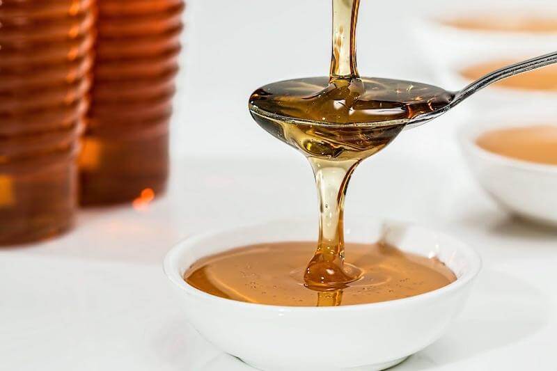 Honey will help your skin retain moisture.