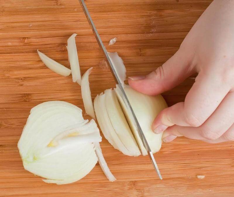 Chop your onion or dice them.
