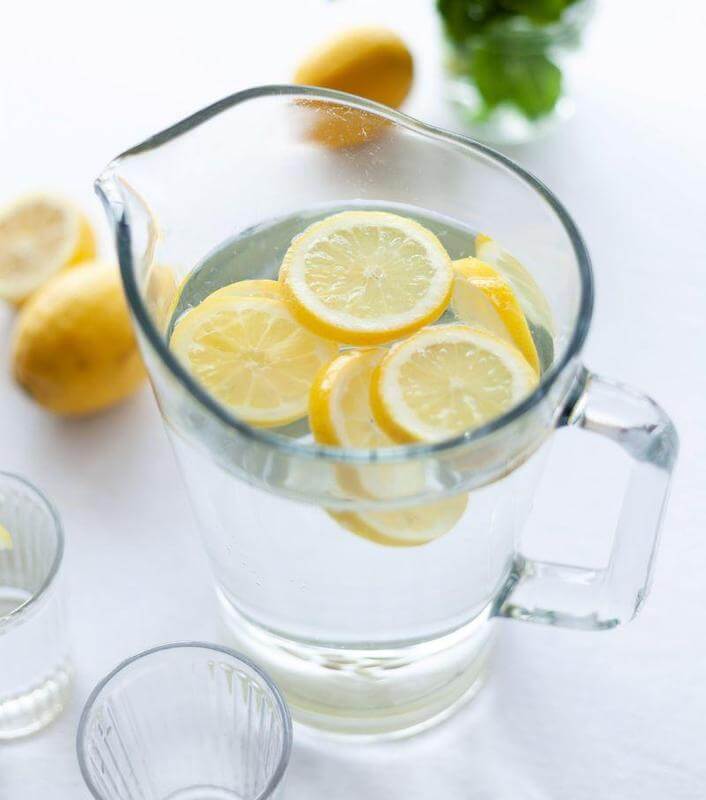 Hydrating with lemon water gives you more “bang for your hydration buck” because it provides valuable minerals like citrate, magnesium, potassium, and calcium that also help balance electrolytes.