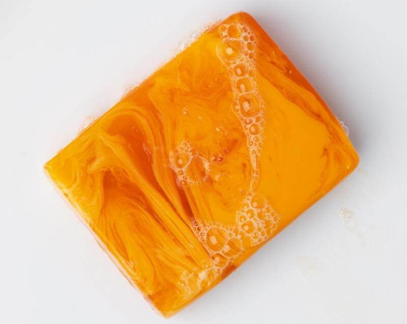 Turmeric soap is a gentle yet powerful anti-inflammatory remedy that soothes and heals all sorts of skin conditions like acne, eczema, psoriasis and red and itchy skin.
