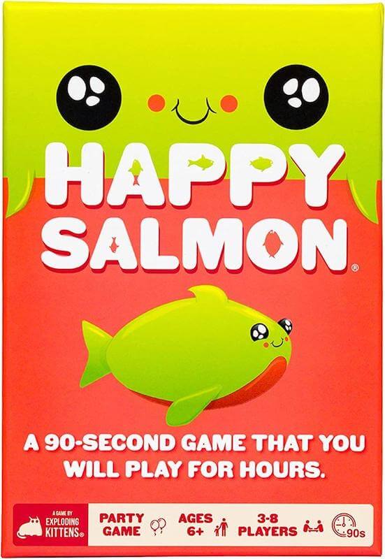 North Star Games Happy Salmon - Fast Paced Family Card Game