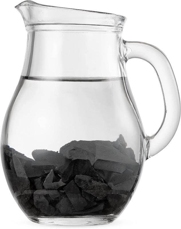Placing some clean shungite stones at the bottom of your water pitcher will purify and charge it making it free of toxins and structured so it is most bio-available for hydration.