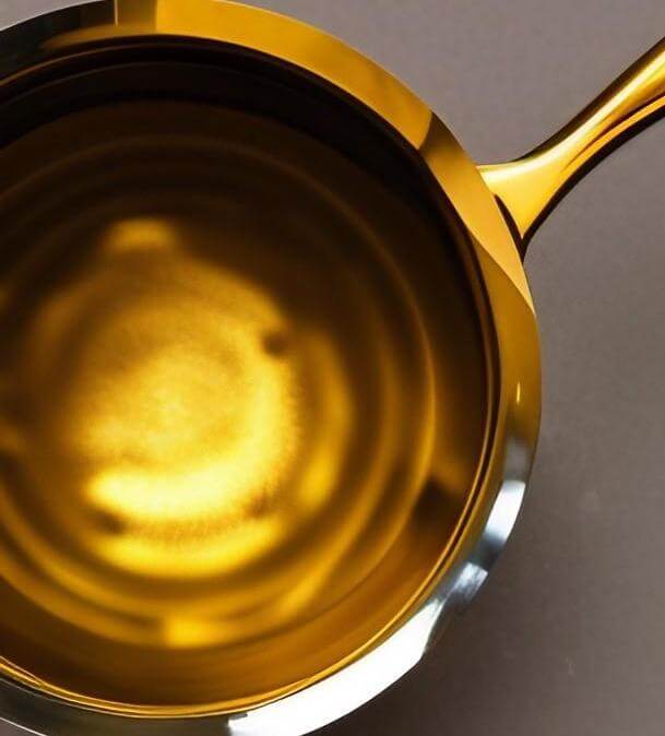 As it cooks, the clear liquid will become more golden in color. 