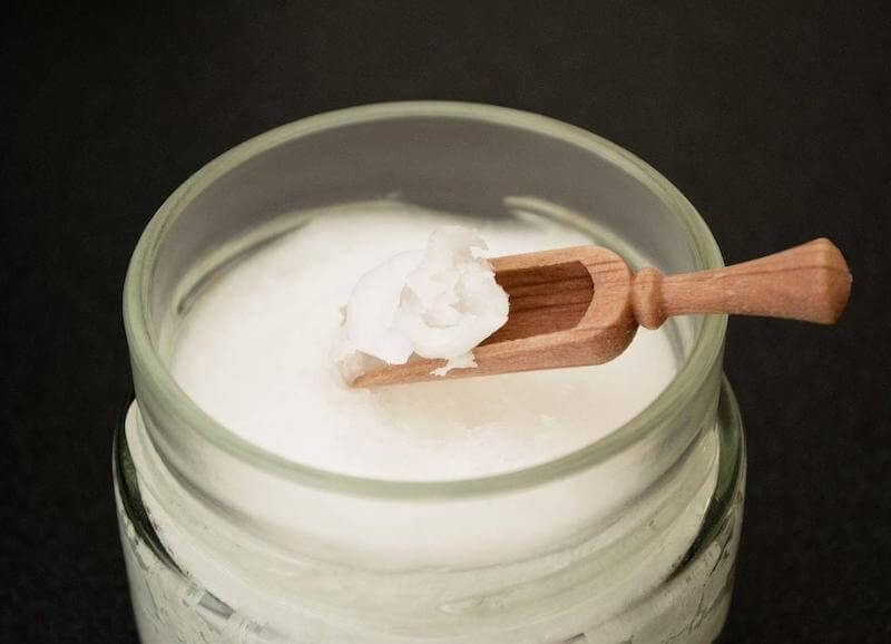 Coconut oil liquifies at approx. 78 degrees, making it an easy oil to work with when baking.