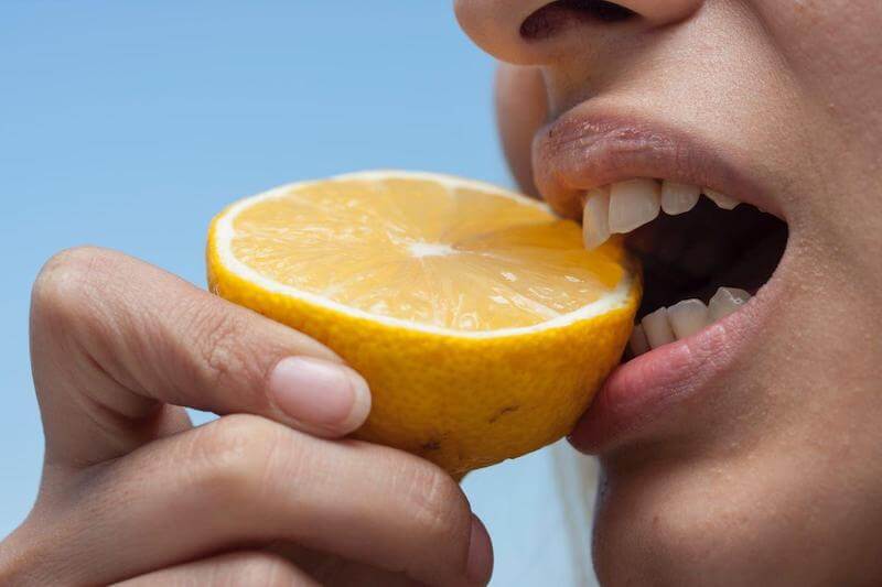 Biting into a lemon would be a tame kind of sour compared to tasting the vinegar powder you just made.