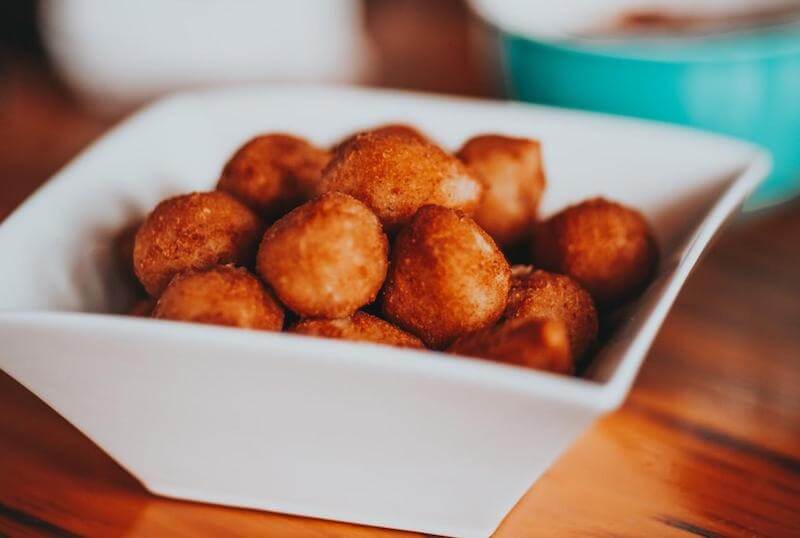 A favorite of ours was making bite-sized dough balls and putting cinnamon and brown sugar on them.