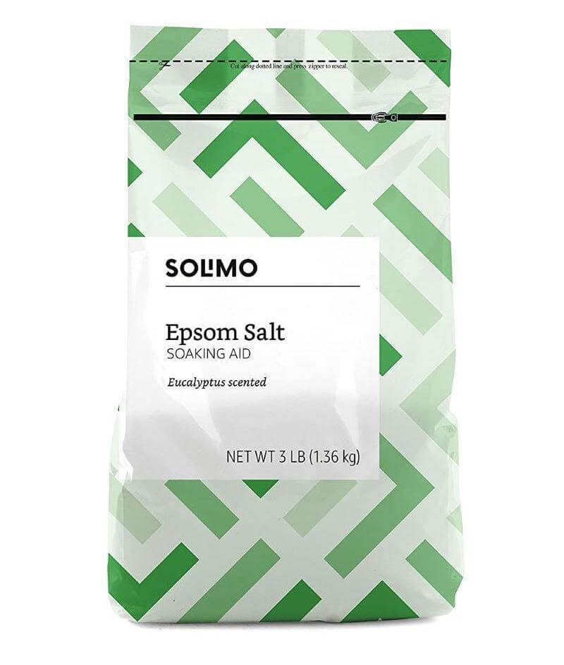 Solimo Epsom Salt Soaking Aid, Eucalyptus Scented