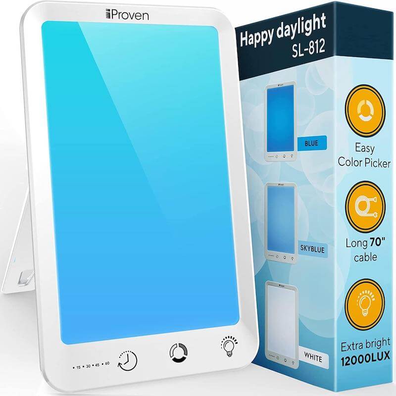 New 2023 Iproven SAD Light Therapy Lamp