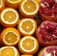 Sunshine boosts your immunity.  Eat the sun’s work in fresh fruits!