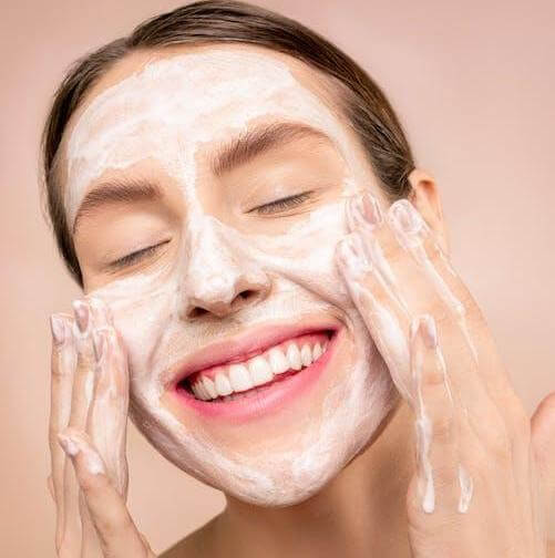 Keep your skin clean in between blue light treatments. 