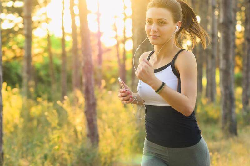 Moving your body and getting exercise is a great anxiety buster. 