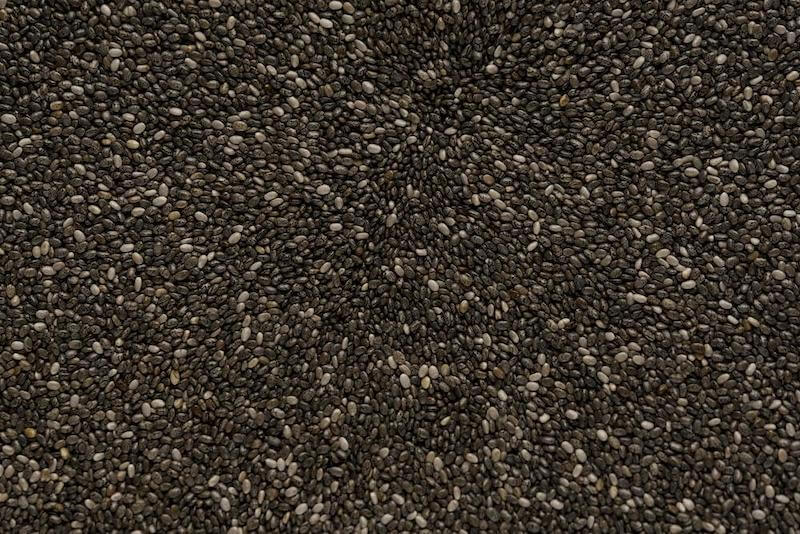 Chia seeds have unique patterns on each one.  You will notice this if you look at them closely. 