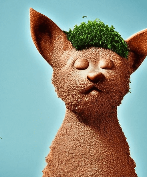 You can have a lot of fun with chia pets, styling the sprouted chia fur.
