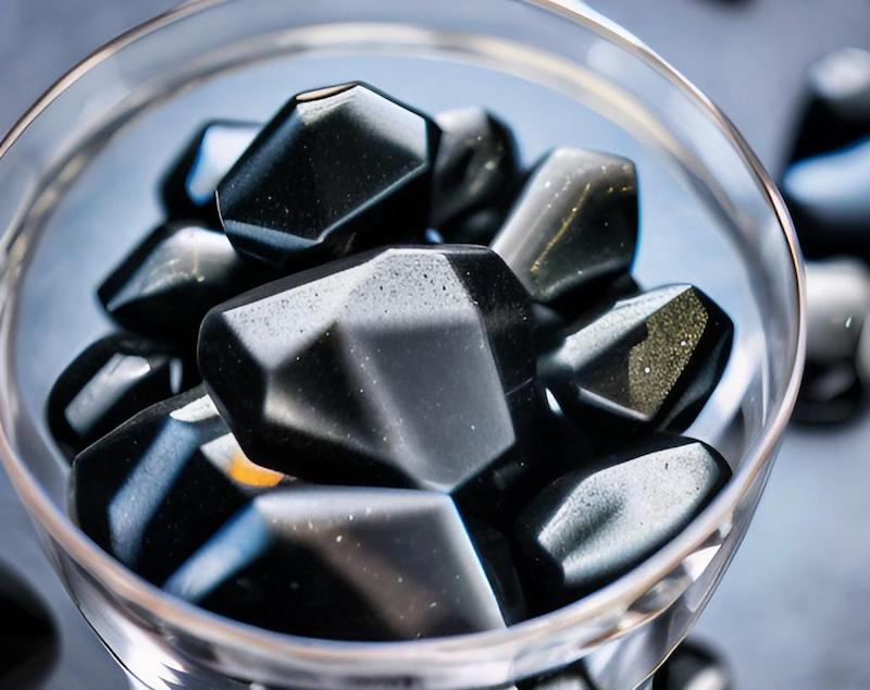 Place a glass container of raw shungite around your home to experience its health benefits. 