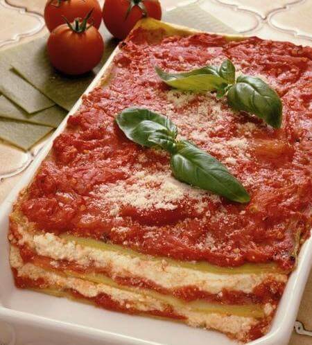 Regardless of the variation in recipes, a lasagna must be cooked in a deep dish or pot to achieve its famous layers. 