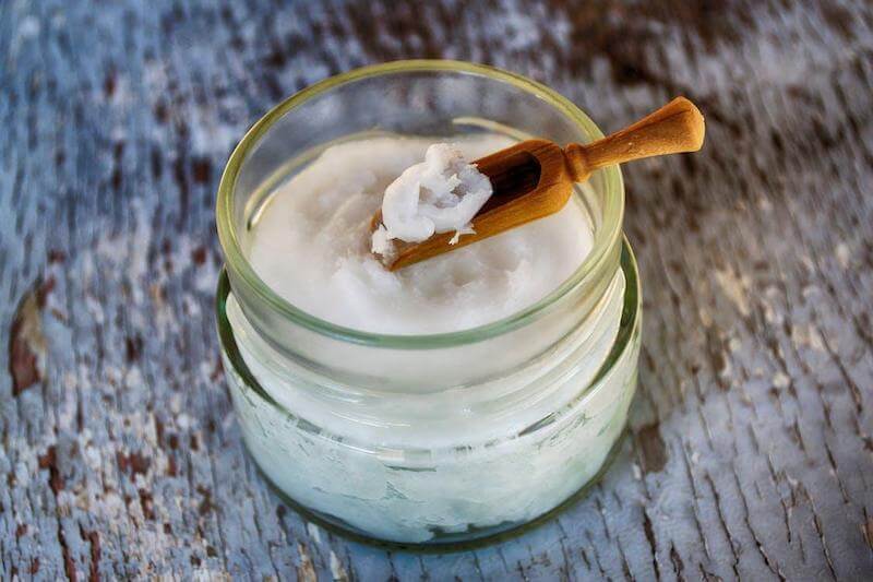 Coconut oil melts at 75 degrees, so there’s not much warming needed to get it to its liquid state. 
