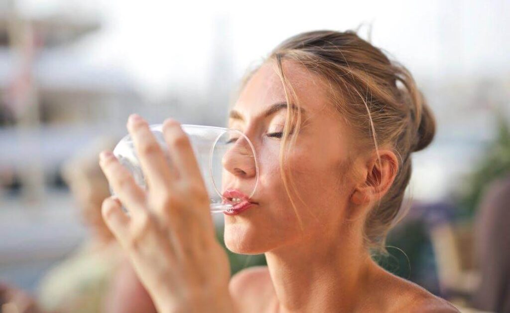 For general health and to help the body detox from anesthesia, drink lots of water. 