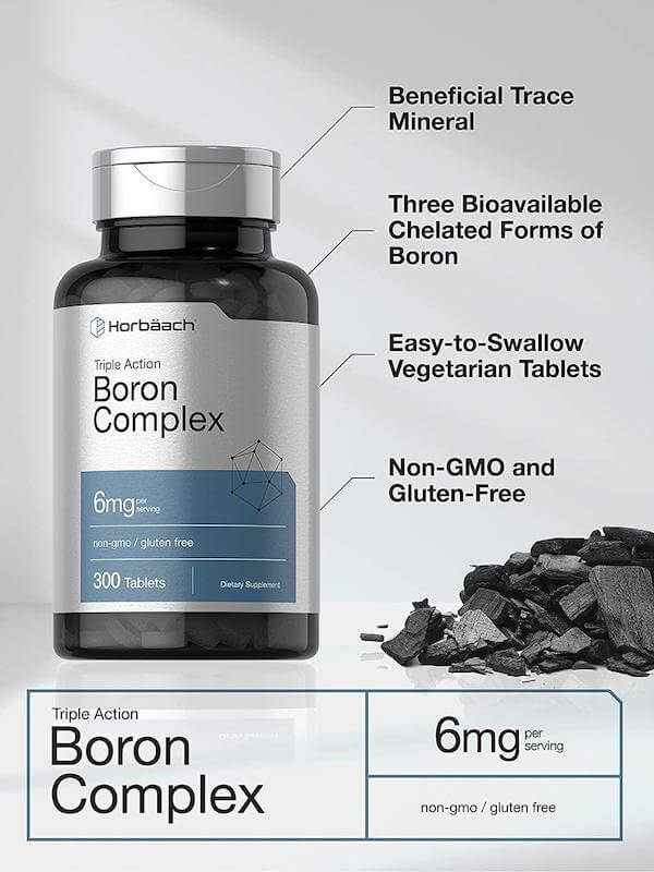 Horbaach Triple Boron Complex 6 mg Supplement