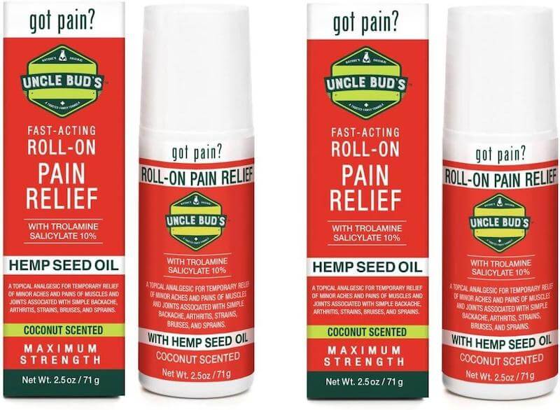Uncle Bud's Hemp Oil Uncle Bud's Roll-On Pain Reliever  