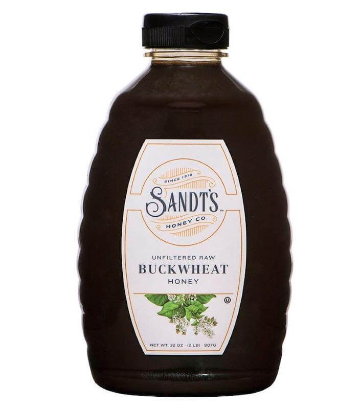 Sandt's Buckwheat Honey, Unfiltered Raw Honey