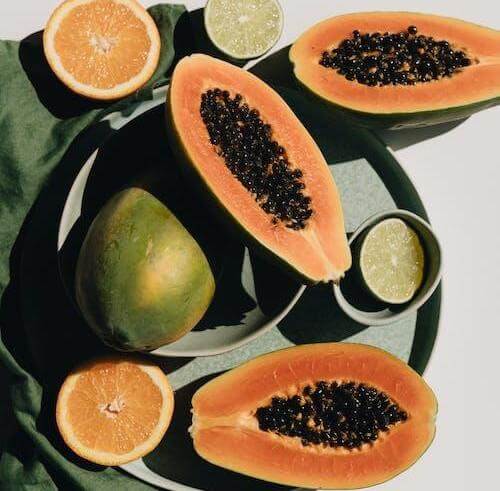 Keep and freeze the seeds the next time you slice a papaya and add a handful of these seeds to your smoothie to help combat parasites. 