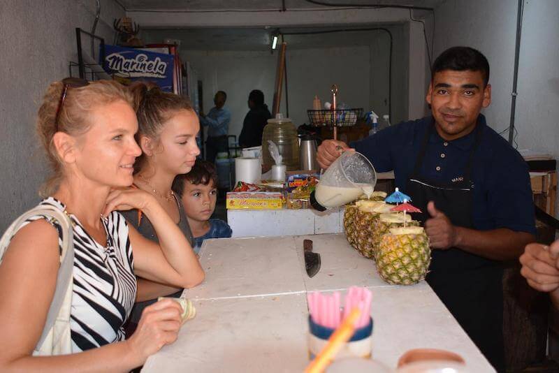 While in Mexico, it was easy to continue to drink fresh juices to cleanse our livers.  The kids enjoyed it too, Mexico makes everything healthy that much more fun!
