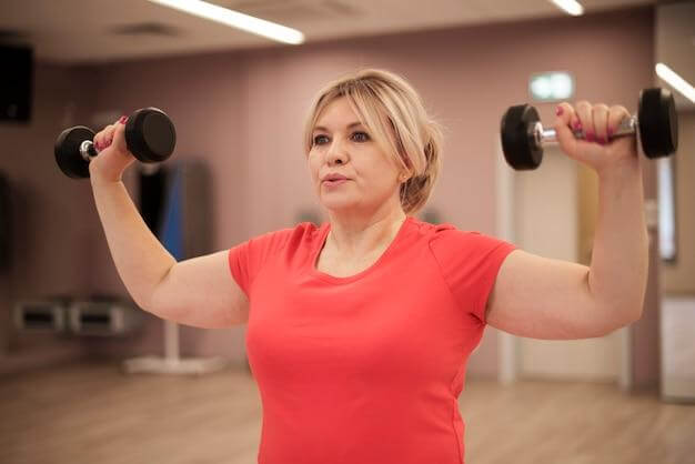 Jen was determined to get her strength back up and her weight down. 