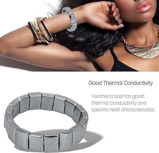 Good thermal conductivity in a terahertz bracelet ensures that the emitted terahertz radiation is evenly distributed and effectively absorbed by the body, maximizing the potential health benefits.
