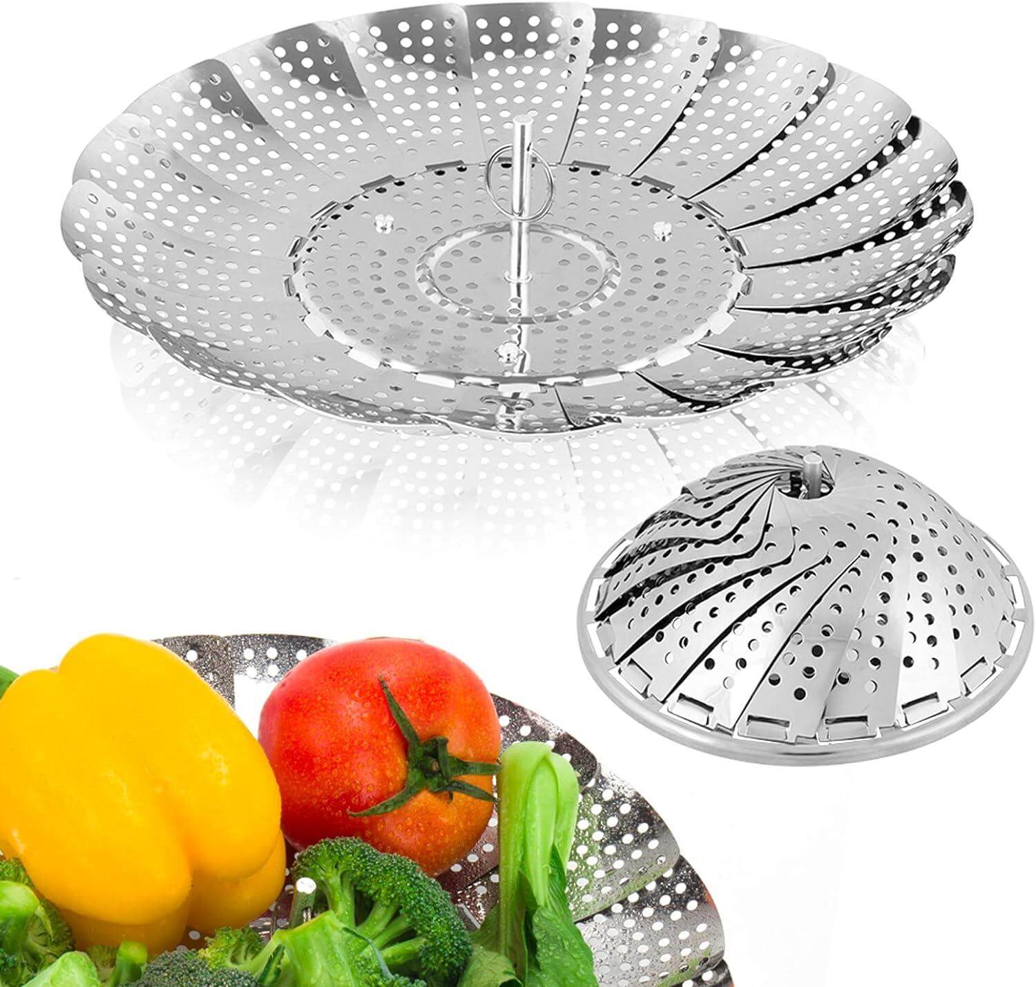 An inexpensive steamer like this is all you need to cook food in one of the healthiest ways possible.