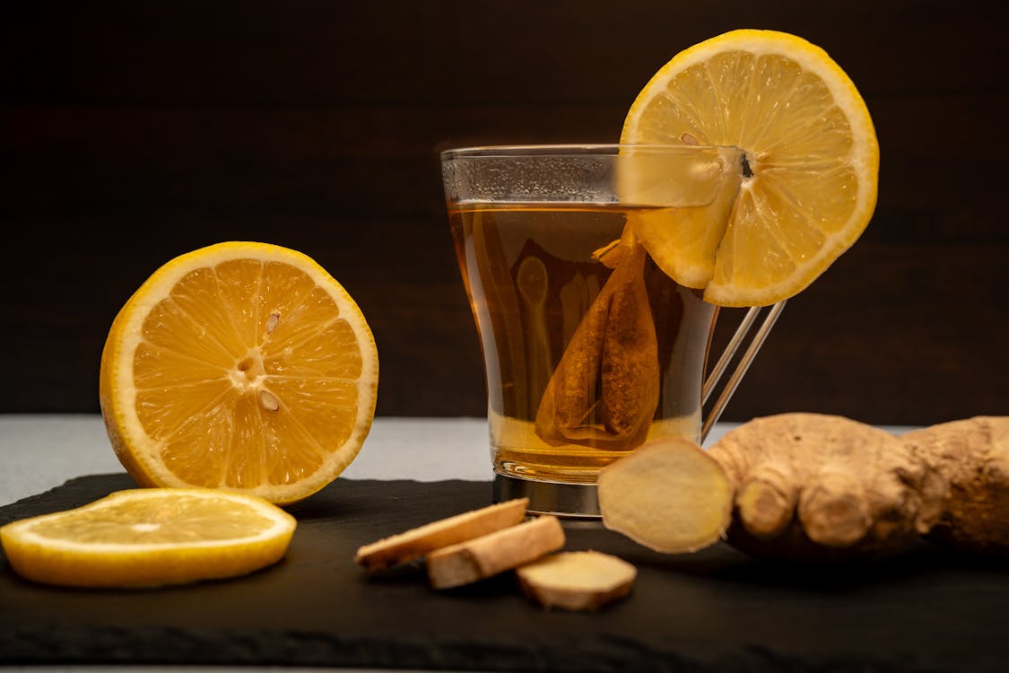 Fresh lemon ginger tea as a daily anti-inflammatory drink