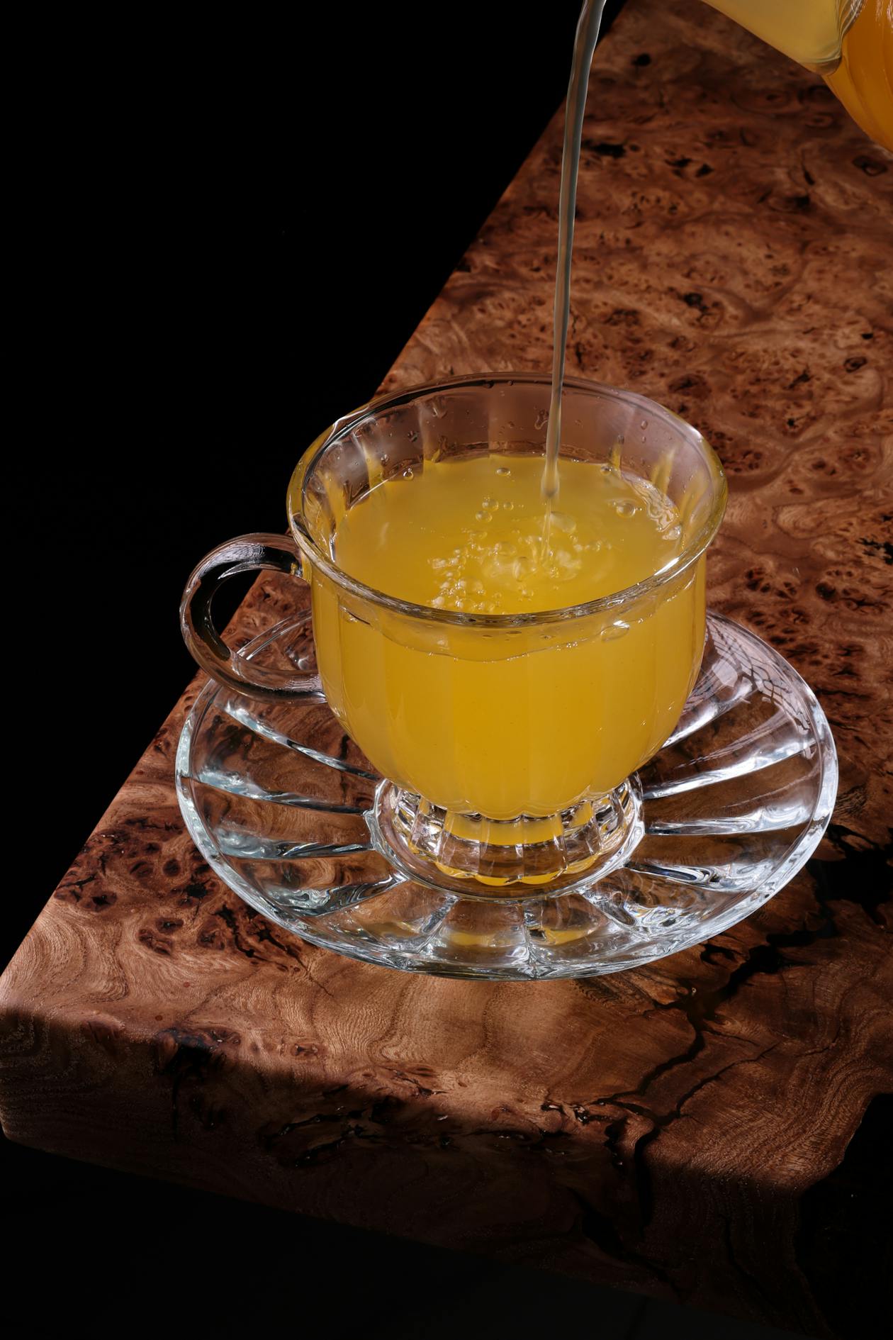 Adrenal cocktail recipe in an elegant glass with citrus garnish