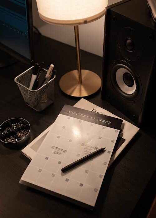 Productivity planner and workspace for eat the frog technique