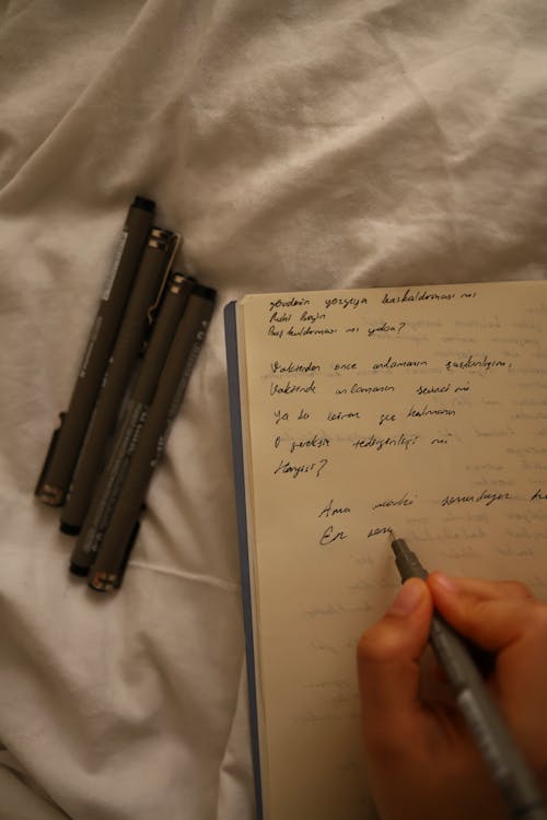 calm journaling session for worry time technique