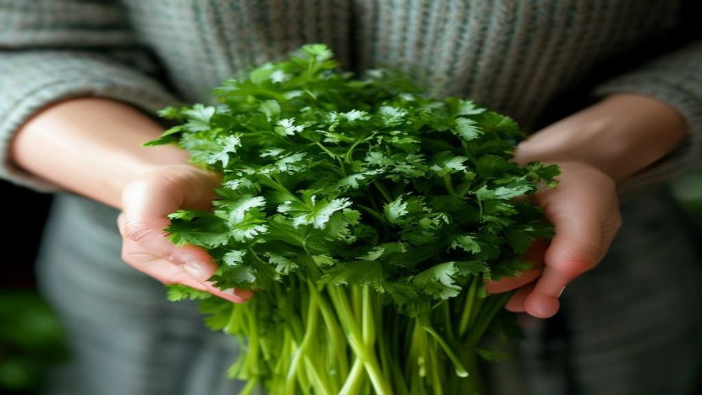 Cilantro for heavy metal detox