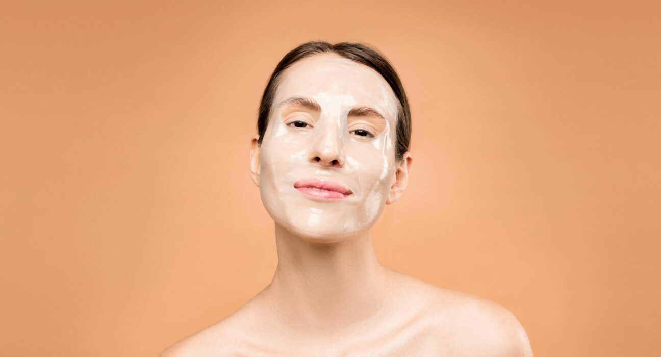 Woman with glowing skin representing glutathione before and after